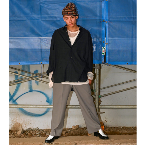 URU /// STRAIGHT PANTS Gray 06