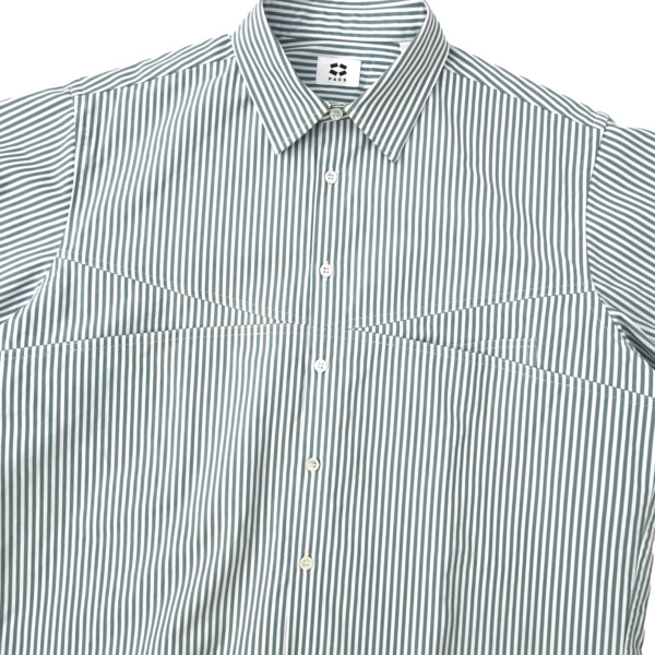 P A C S /// FRANCOIS SHIRTS SageGreenStripe 02