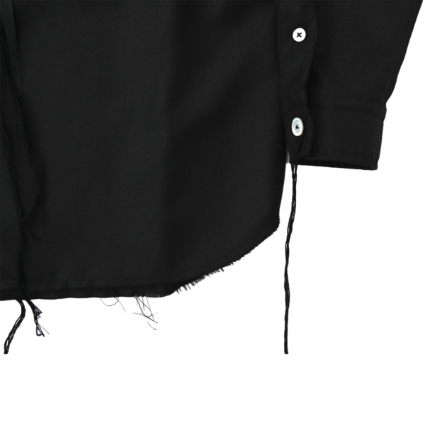 Midorikawa /// WOOL SHIRTS Black 03