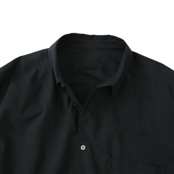 URU /// REGULAR COLLAR L/S SHIRTS D.Navy 02