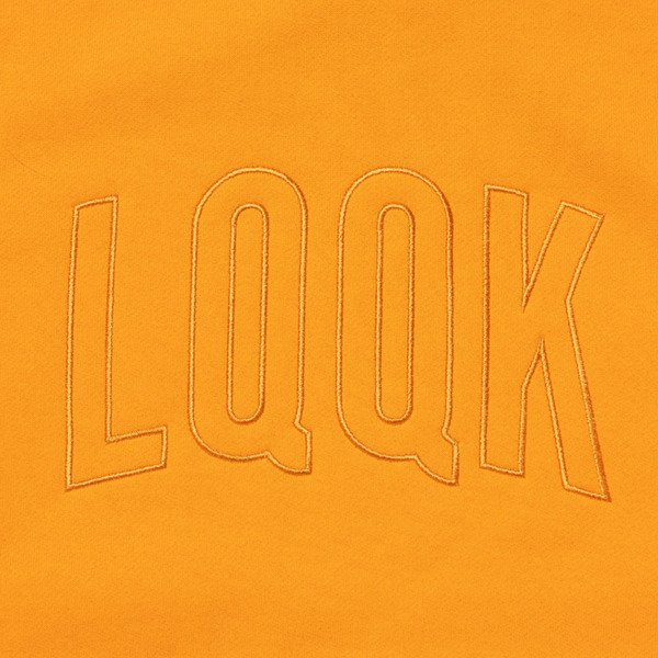 LQQK STUDIO /// PINTUCK CREWNECK Blazing Orange 02