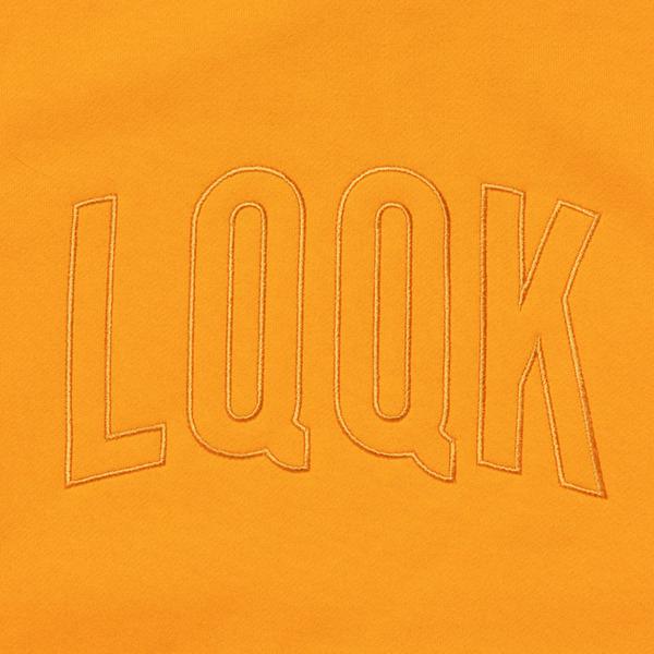 LQQK STUDIO /// PINTUCK CREWNECK Blazing Orange 02