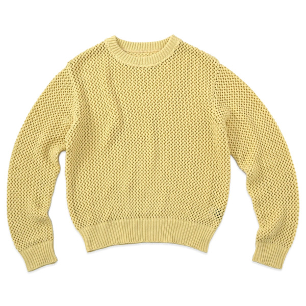 SUPPLY /// Cotton Mesh Knit Lemon 01