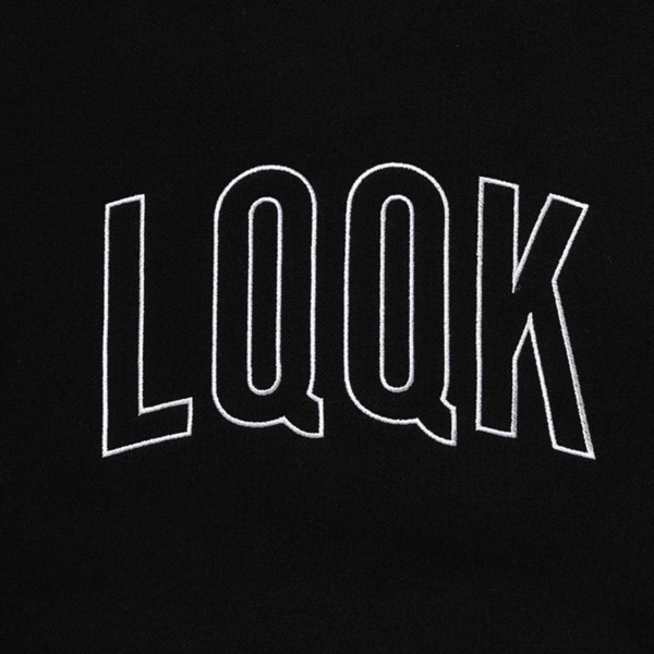 LQQK STUDIO /// PINTUCK CREWNECK Black 02