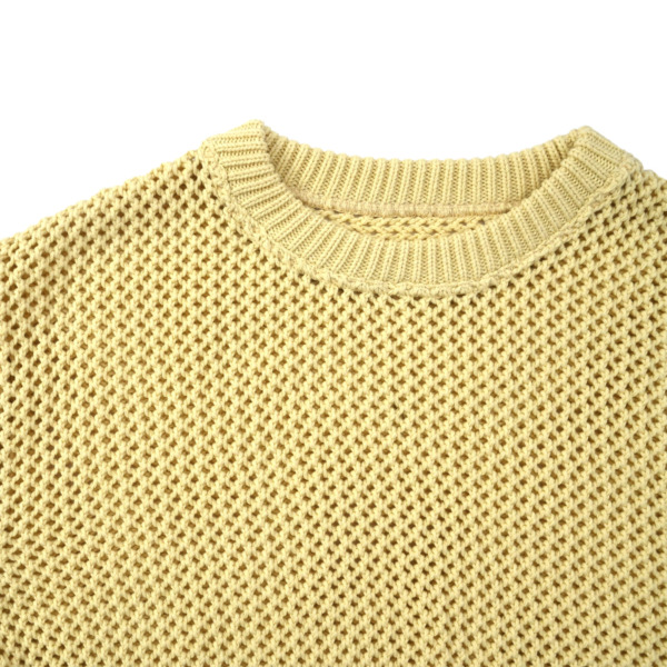 SUPPLY /// Cotton Mesh Knit Lemon 02