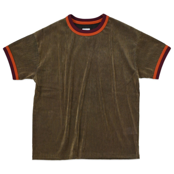 Sasquatchfabrix. /// MESH VELOUR H/S T-SHIRTS Mustard 01