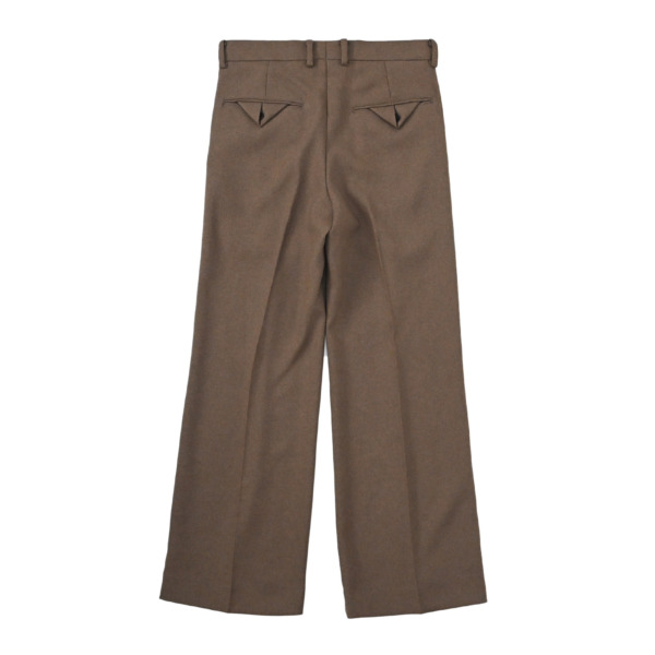 Sasquatchfabrix. /// SEMI FLARE SILHOUETTE SLACKS L/Brown 02