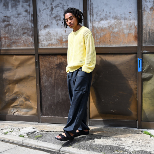 P A C S /// Double Pocket Cargo Pants Sumi Black 07