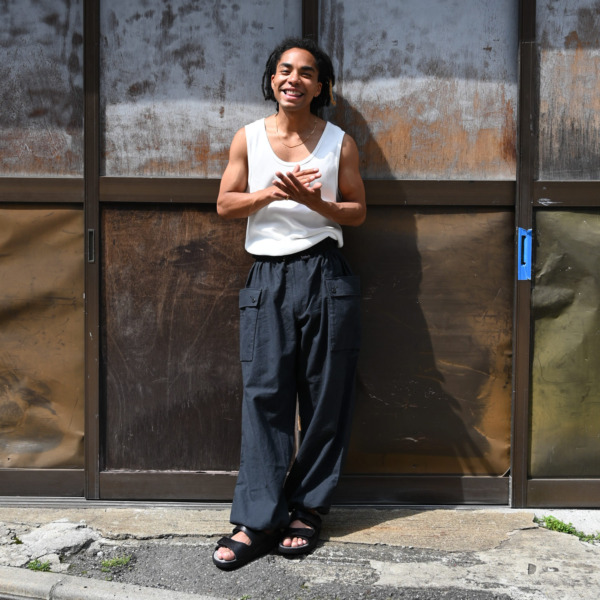P A C S /// Double Pocket Cargo Pants Sumi Black 09
