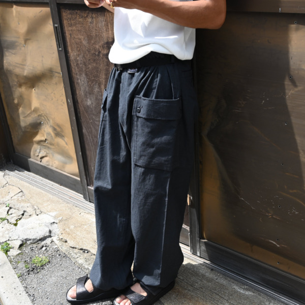 P A C S /// Double Pocket Cargo Pants Sumi Black 08