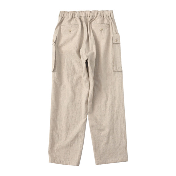 P A C S /// Double Pocket Cargo Pants Ecru 02