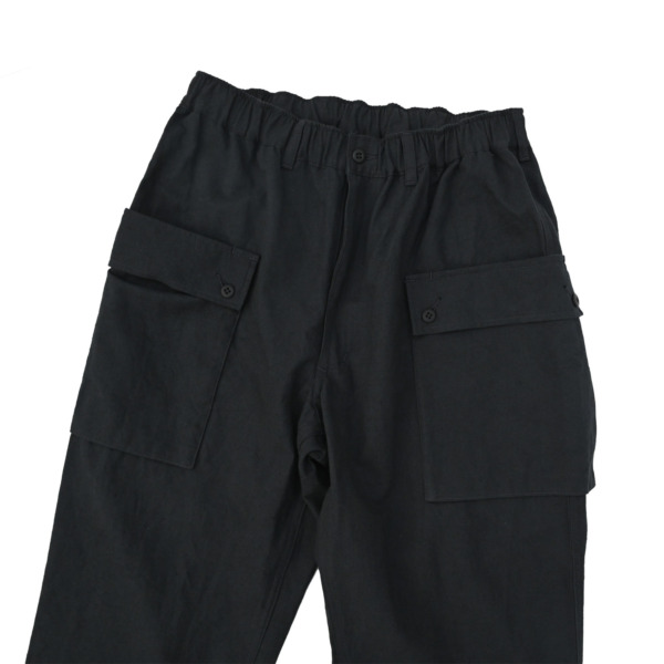 P A C S /// Double Pocket Cargo Pants Sumi Black 03