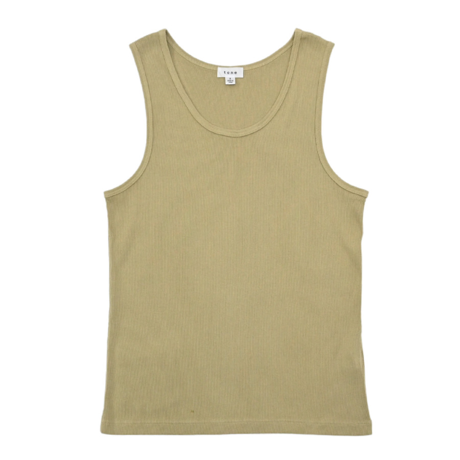 tone (SUPIMA RIBED TANK TOP Moss) 通販 | SUPPLY TOKYO online store