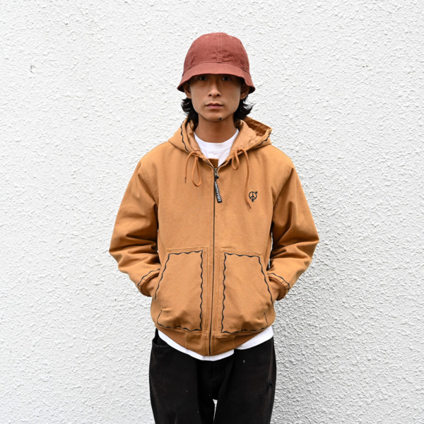 sexhippies /// Welder’s Stitch Heavy Weight Canvas Jacket Brown 010