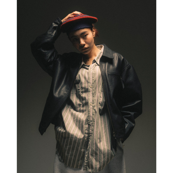 SUPPLY × CCU /// WORK JACKET Black 012