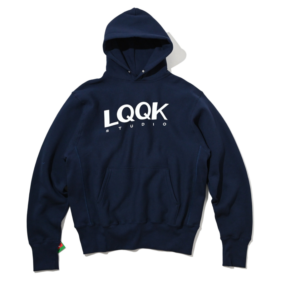 LQQK STUDIO (SIGNATURE SNAP FLEECE HOODIE Navy) 通販 | SUPPLY TOKYO online store
