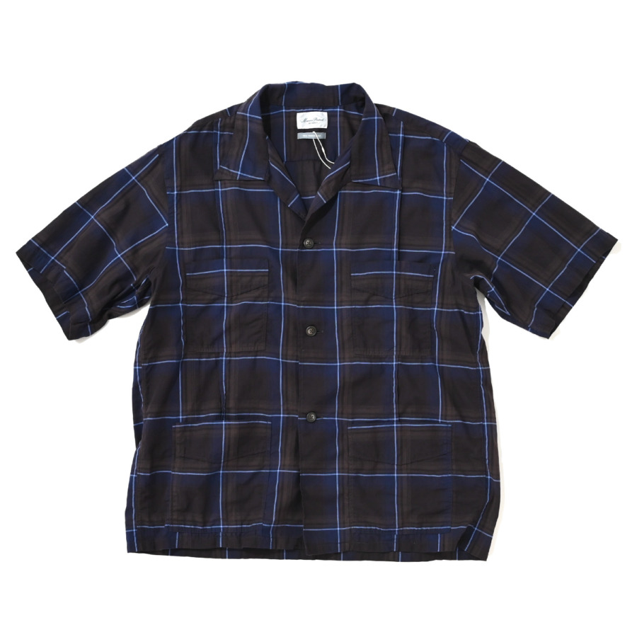 Marvine Pontiak Shirt Makers (Bubbly SH D.Brown × Navy CH) 通販 | SUPPLY TOKYO online store