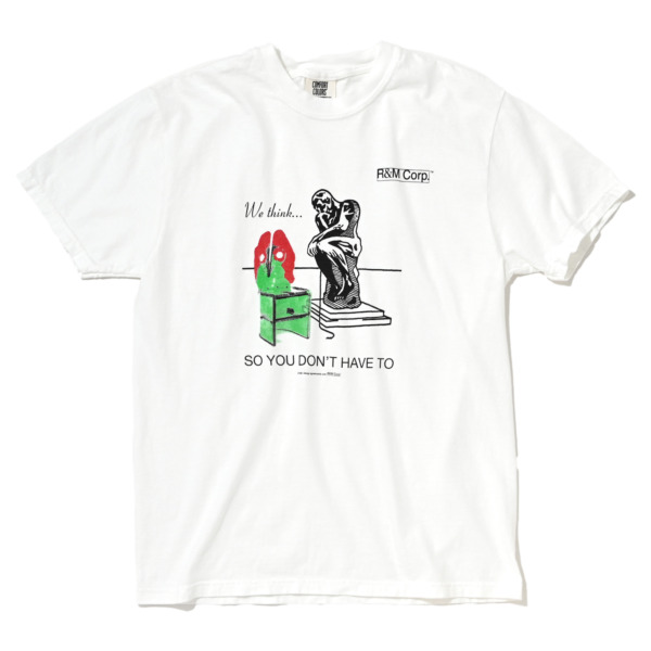 R&M Corp Le Penseur Pesce T-shirt 01