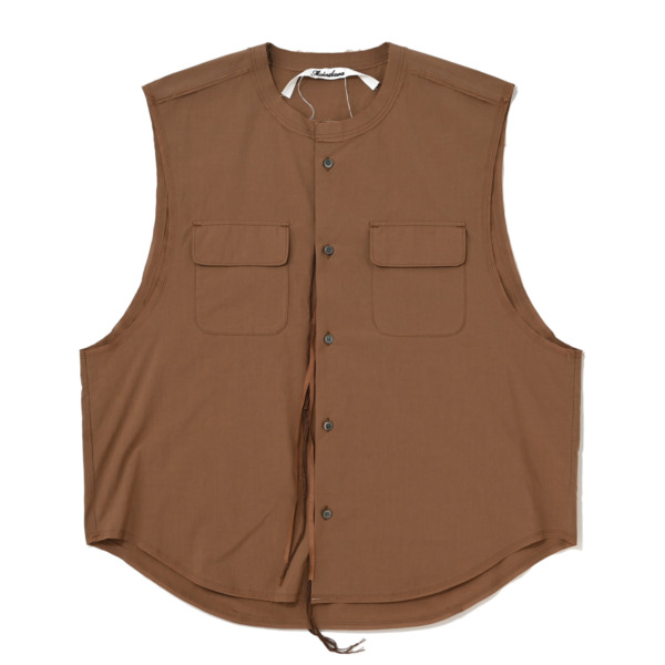 Midorikawa /// SLEEVELESS SHIRT Brown 01