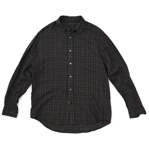 SUPPLY /// Daily Shirts Navy Brown Check 01