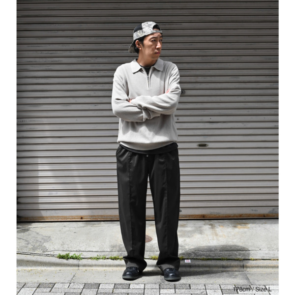 SUPPLY /// Track slacks V2 Chambray Khaki 013
