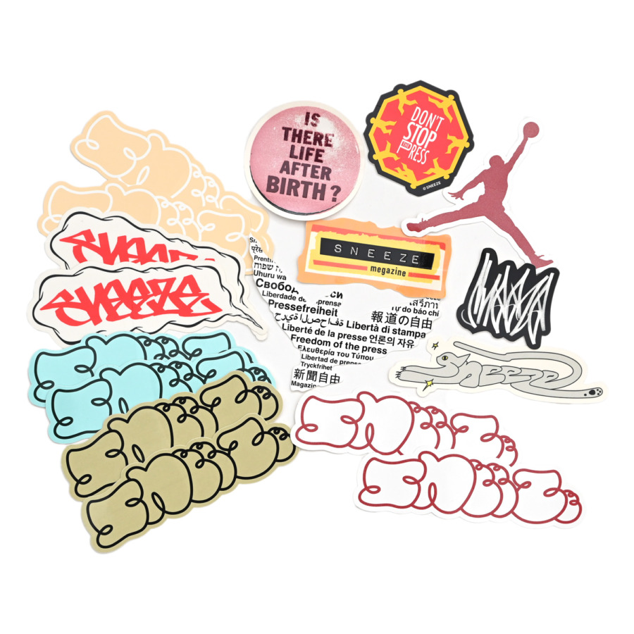SNEEZE (Sticker Pack 10P) 通販 ｜ SUPPLY TOKYO online store