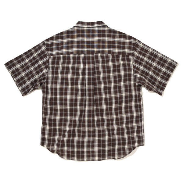 P A C S /// Gianfranco S/S Shirts Brown Check 04