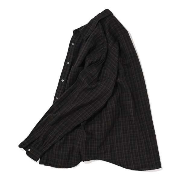 SUPPLY /// Daily Shirts Navy Brown Check 03