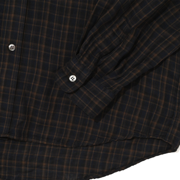 SUPPLY /// Daily Shirts Navy Brown Check 04