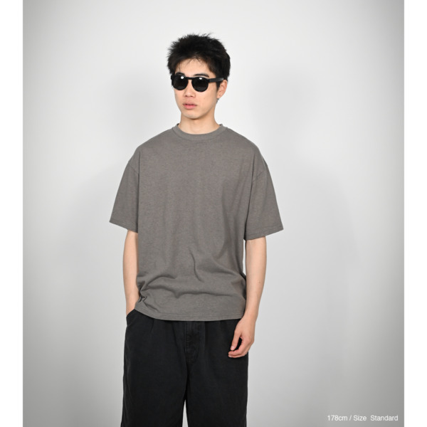 SUPPLY /// Cotton / Hemp Tee Gray Beige 06