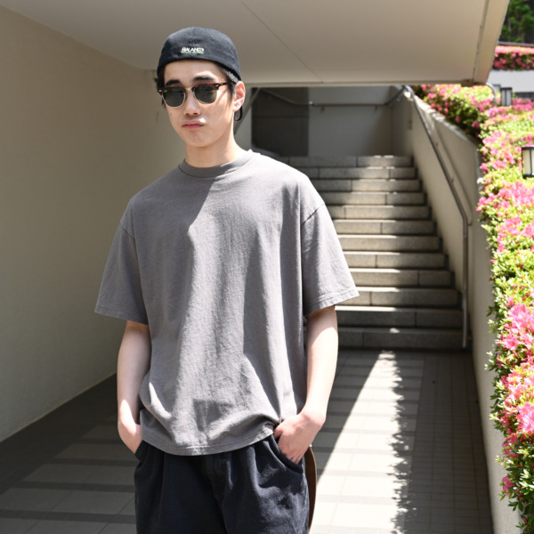 SUPPLY /// Cotton / Hemp Tee Gray Beige 08