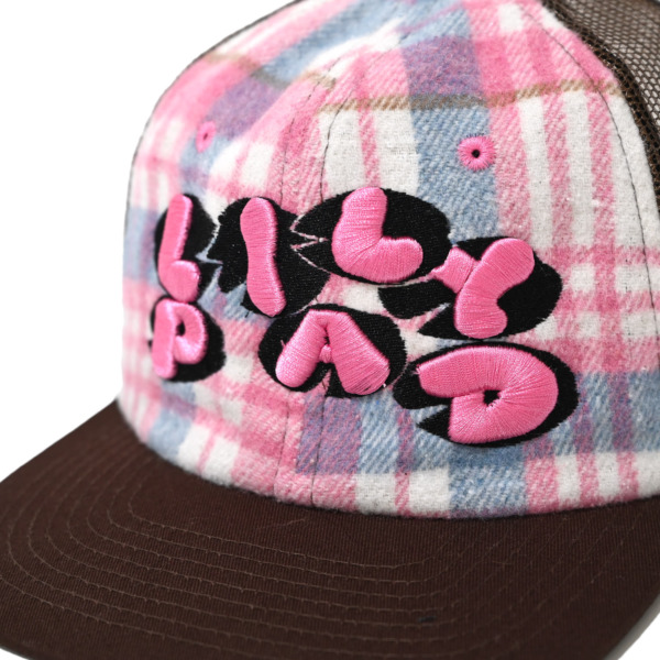 LILY PAD /// Custom 6 Panel Unstructured Mesh Hat 02