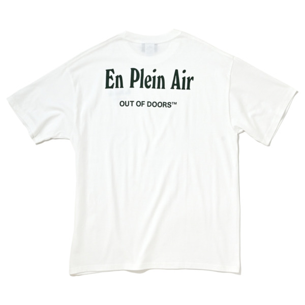 En Plein Air /// CORE LOGO BASIC T-SHIRT White 02