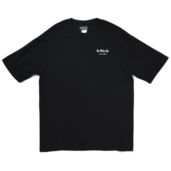 En Plein Air /// CORE LOGO BASIC T-SHIRT Black 01