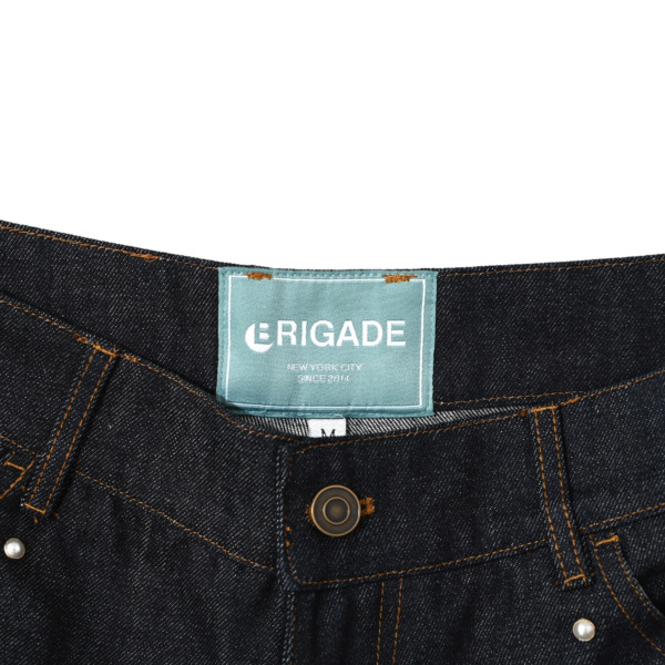 BRIGADE /// Studded Denim Shorts 03