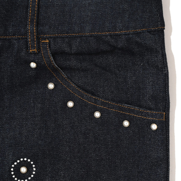 BRIGADE /// Studded Denim Shorts 04