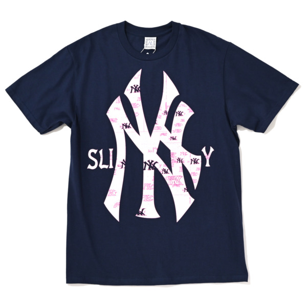 SLINKY /// Yankees Bootleg Tee Navy 01
