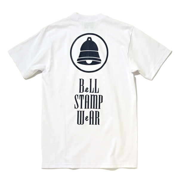 BELL STAMP WEAR /// small e TEE White 01