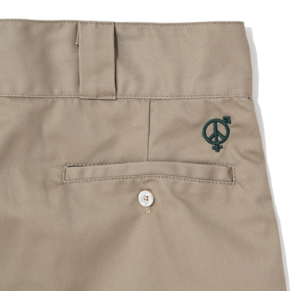 sexhippies /// Welder’s Stitch Loose Fit Work Shorts Tan 04