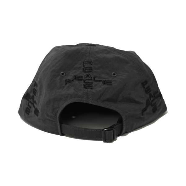 GARBAGE /// MORE PEACE Soft Brim 6 Panel Cap Dark Gray 03