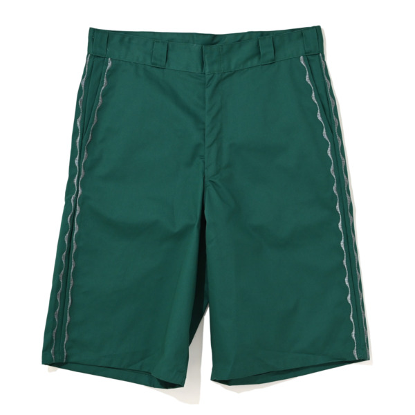 sexhippies /// Welder’s Stitch Loose Fit Work Shorts Work Green 01