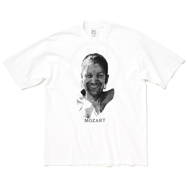 DELICATE UNIT /// TECHNO MOZART Tee #1 White 01