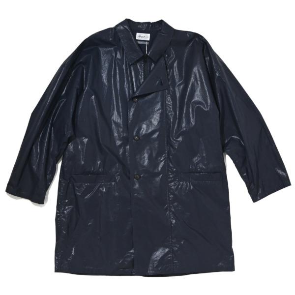 Marvine Pontiak Shirt Makers /// Shiny Coat D.Navy 01