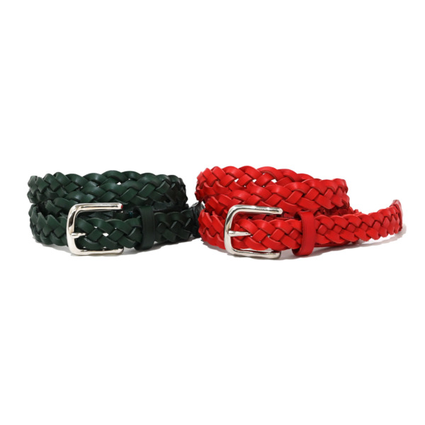 APOLLON LEATHER × SUPPLY /// BRAIDED LEATHER BELT 01