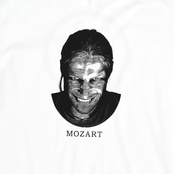 DELICATE UNIT /// TECHNO MOZART Tee #2 White 02