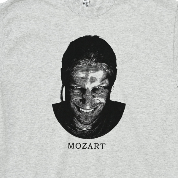 DELICATE UNIT /// TECHNO MOZART Tee #2 Gray 02