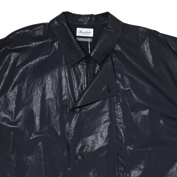 Marvine Pontiak Shirt Makers /// Shiny Coat D.Navy 02