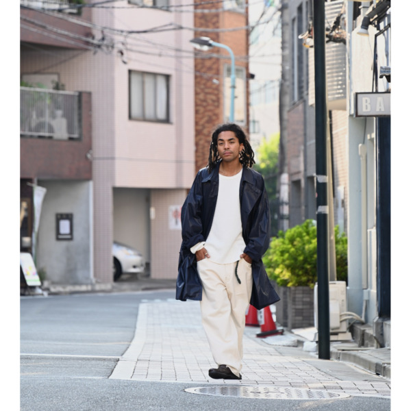 Marvine Pontiak Shirt Makers /// Shiny Coat D.Navy 04