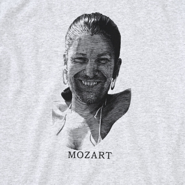 DELICATE UNIT /// TECHNO MOZART Tee #1 Gray 02