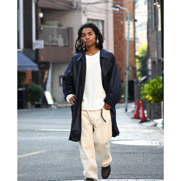 Marvine Pontiak Shirt Makers /// Shiny Coat D.Navy 05